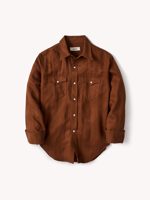 Buck Mason Draped Linen Rancher Shirt