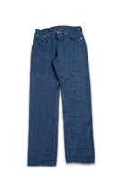graphzero GZ-NPST-AIKA 13oz Natural Dyed Nep Straight Jeans Indigo x Kakishibu