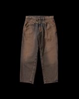 Anachronorm COLOR DYED FRONT YORK DENIM PANTS INDIGO×BROWN