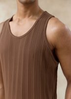 Percival Leon Ribbed Vest