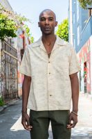 Studio D'Artisan Choiu-Giga Printed Kasuri Shirt