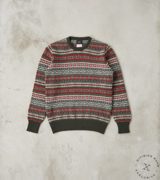 William Lockie Fair Isle Lambswool Crewneck