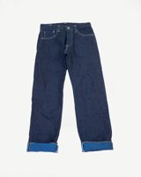 Tanuki TNK101TB - 16.5oz "YURAI" Selvedge Natural Indigo x Cobalt