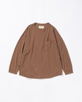 Anachronorm MOSS STITCH POCKET L/S T-S BROWN
