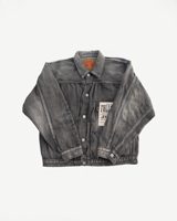 Full Count 2107BKSSHW - 11.5oz "Super Smooth" Black Selvedge Denim Dartford Jacket