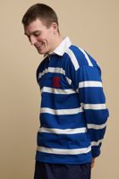 Community Clothing Striped Logo Rugby Shirt