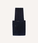 Drake's Navy Cotton Corduroy Field Games Trousers