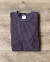 Iron Heart IHTL-1301-NAV - Waffle Knit Long Sleeve Crew Neck Thermal