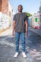 Pure Blue Japan SMBL-14oz-019 14oz Smoky Blue Denim Jeans