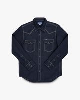 Iron Heart 7oz Cotton Linen Chambray Western Shirt