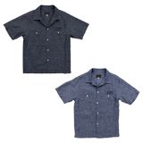 Dry Bones S/S Chambray Open Work Shirt