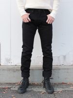 Oni Denim ONI-622ZR-BKBK 20oz Secret Black Denim Relax Tapered-One Wash-38