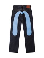 Evisu Light Blue Daicock Print Jeans #2020