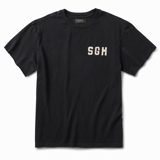 Schaeffer's Garment Hotel Cycle Club Raw Sleeve Black Tee