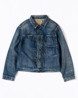 Anachronorm CONTEXT-005-5Y FRONT TUCK DENIM JACKET INDIGO(FIVE YEARS WASH)