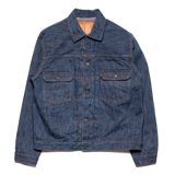 Studio D'Artisan D4615 "Awa Sho-ai Kakishibu" 15oz Natural Indigo Kakishibu Selvedge Denim Type 2 Jacket