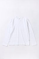 Pure Blue Japan [LS-SLB-5011-WH] 8oz Slub Jersey Long Sleeve T-shirt
