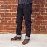 The Flat Head FN-D112 14.5oz Left Hand Twill Relax Tapered Selvedge Denim