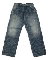 Vintage Heavy Extra Baggy Studded Jean