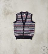 William Lockie Oxford Fair Isle Lambswool Vest