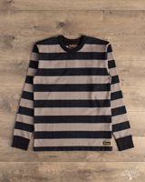 Iron Heart IHTB-01-GRY-BLK - 11oz Cotton Knit Long-Sleeve Sweater