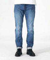 Japan Blue Jeans J301 MID 14.8oz American Cotton Vintage Wash Straight (One washed)