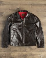 Flat Head FN-LJ-HS004 - Horsehide Quilted Single Riders Leather Jacket