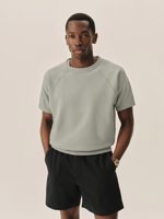 Buck Mason Fescue Venice Wash Featherweight Terry S/S Raglan Crewneck