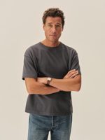 Buck Mason Seal Blue Field-Spec 90s Boxy Heavy Tee