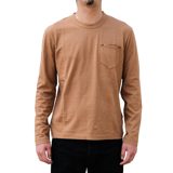 Okayama Denim OD+PBJ Natural Kakishibu Dyed L/S Slub Pocket Tee