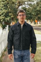 Freenote Cloth Faro Lined Heavy Wax Canvas-Black