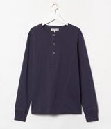 Merz b. Schwanen 206 Loopwheeled Classic Fit Midweight Long Sleeve Henley