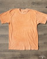 Iron Heart UTIL-HDYE-PCH - 5.5oz Loopwheel Crew Neck T-Shirt