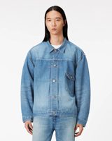 Japan Blue Jeans Light Type 1 Denim Jacket 9oz Medium Indigo