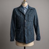 Epaulet Doyle Jacket Pacific Blue Scatter-Weave Tweed