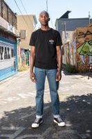 Pure Blue Japan SMBL-14oz-003 14oz Smoky Blue Denim Jeans