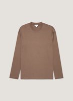 Sunspel Men's Long Sleeve Heavyweight T-shirt