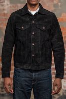 Iron Heart IHJ-155-BLK Horsehide Suede Modified Type III Jacket