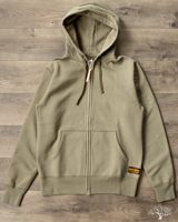 Iron Heart IHSW-10-OLV - Ultra Heavyweight Loopwheel Zip Up Hoody