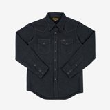Iron Heart IHSH-367-BLK - 10oz Mock Twist Twill Western Shirt