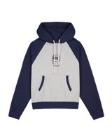Brain Dead Fleece Logo Head Raglan Hoodie