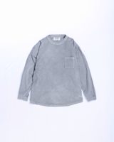 Anachronorm PIGMENT DYED POCKET L/S T-S GRAY