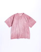 Anachronorm PIGMENT DYED POCKET S/S T-S RED
