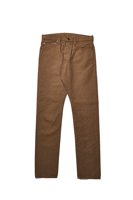 Pure Blue Japan [1175-KH] Heavy Duck Cloth 5 Pocket Pants / Relaxed Tapered