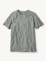 Buck Mason Sharkskin / Teal Yuma Hemp Cotton Classic Tee
