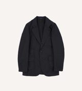 Drake's Navy Cotton-Linen Games Blazer Mk. IV