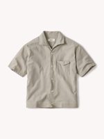 Buck Mason Sage / Natural Stripe Sodapop Seersucker Resort Shirt