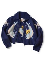 Kapital ハンドニット PECKISH TROUT ZIPボレロ