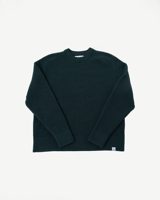 Merz B. Schwanen BLADE02.612 - Merino Wool Cashmere Blend Waffle Pullover Relaxed Fit