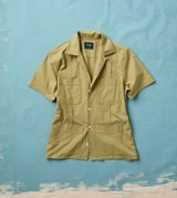 Drake's Cotton-Linen Crepe Cuban Shirt
